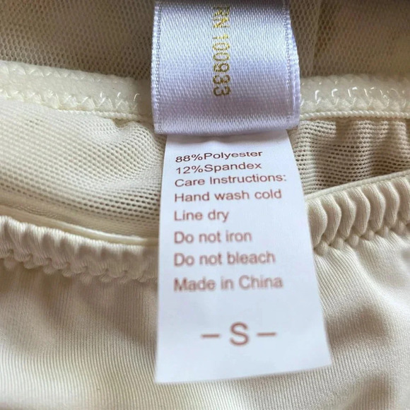 Fashion Forms Laser Cut Bandeau white Bra Size Small - Picture 8 of 9